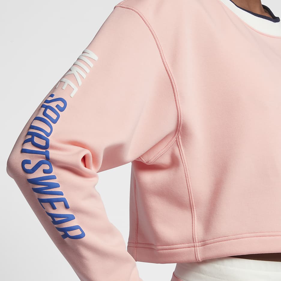 Nike reversible archive crop crew on sale